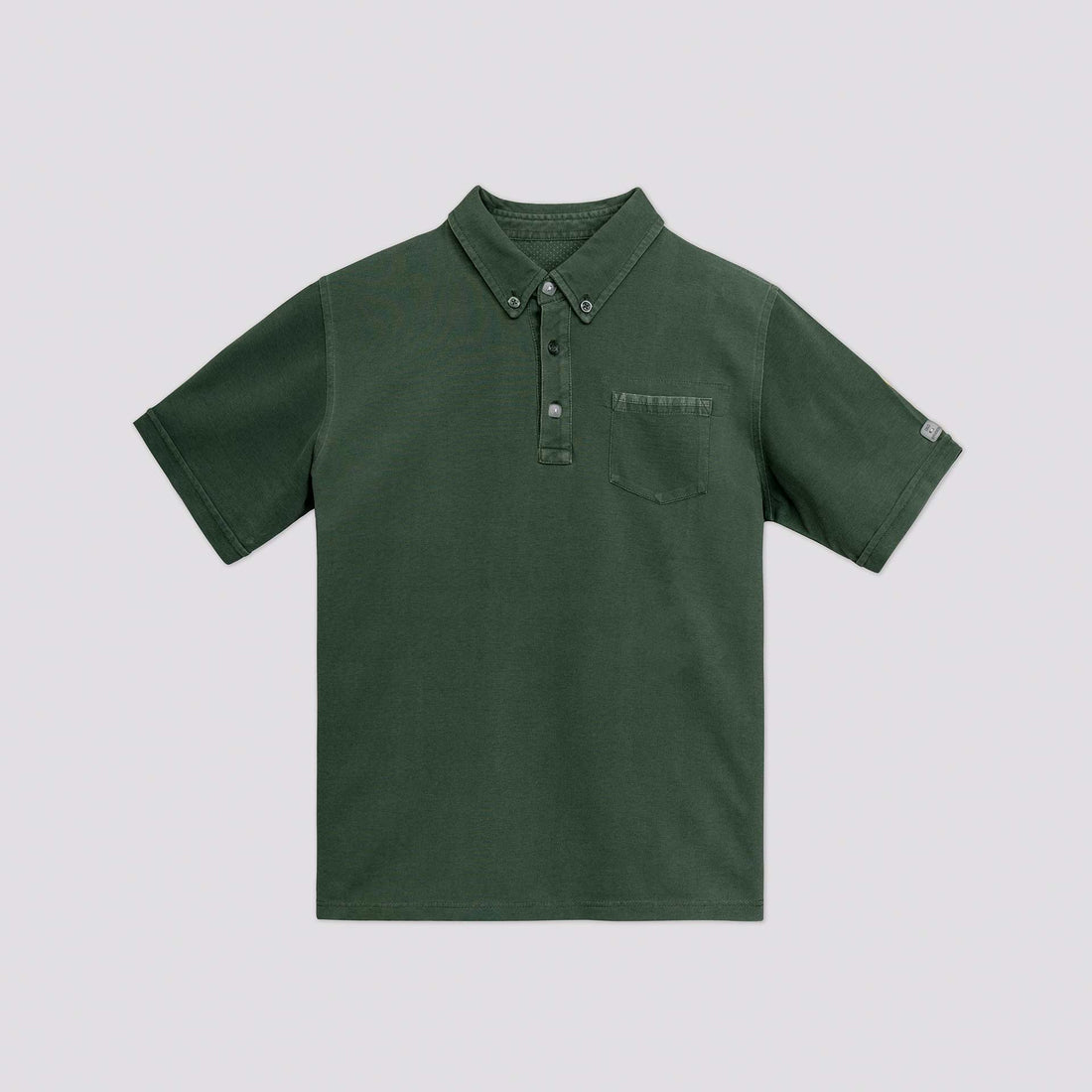 Buttoned Collar Polo